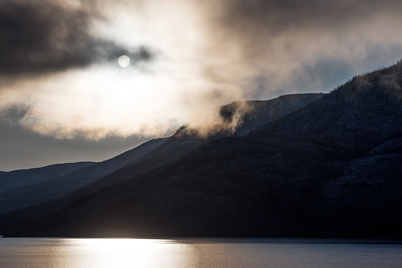 Mysty sunrise - Yukon